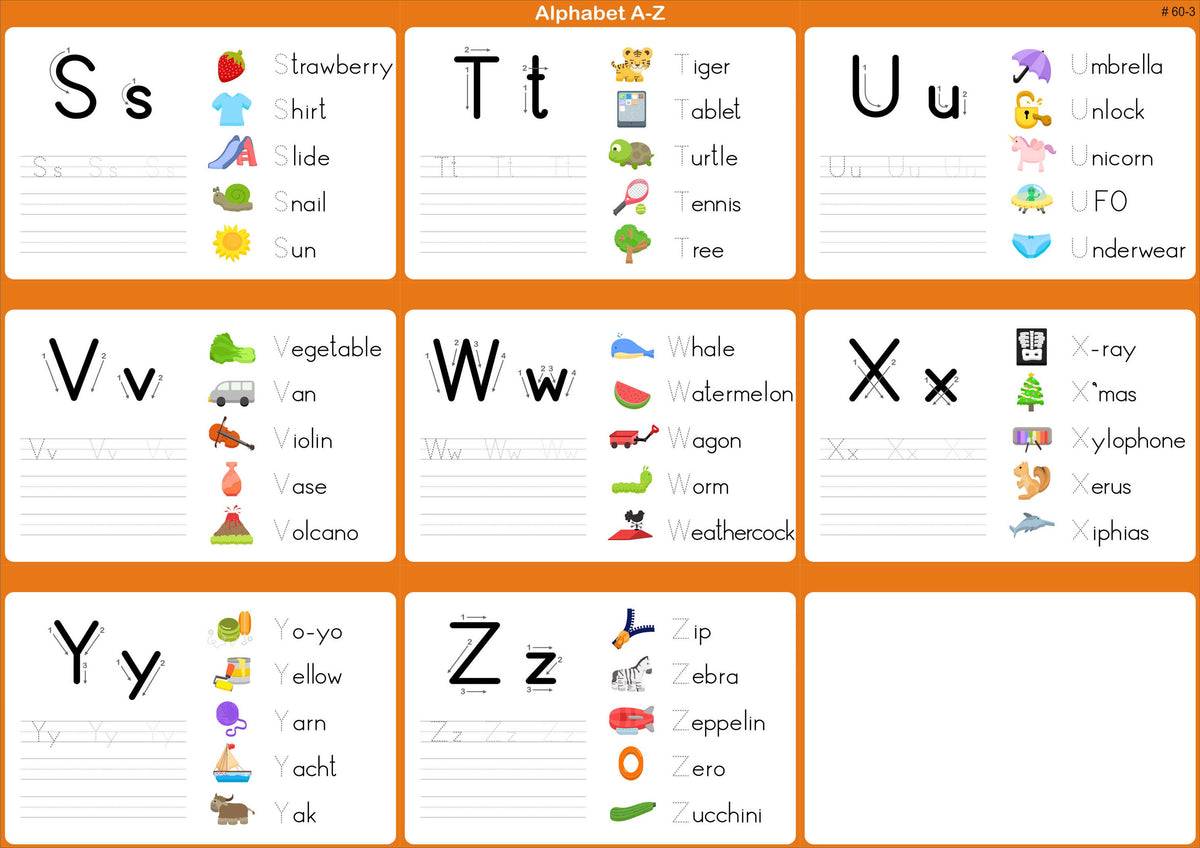 Early Learning Tracing Set B – Alphabets, Words & Numbers