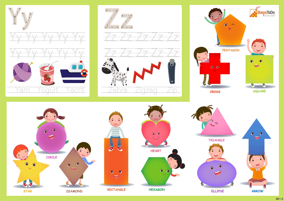 Early Learning Tracing Set B – Alphabets, Words & Numbers