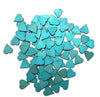 Wooden Heart Shaped Blank (Pack of 100) Cut-Out | Ocean Blue Colour | DIY Craft Pieces for Any Decoration, DIY Rangoli, Card Making, Sign Making Art and Craft Projects (T319)