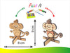 Zoo Making Kit . Make and Paint Your Own Zoo Animals. Set of 10 Zoo Animals with Standee, 1 Ring Master, 1 Zoo Banner, 12 Bright Painting Colour, 12 Sketch Pen, and Unlimited Fun (T323)