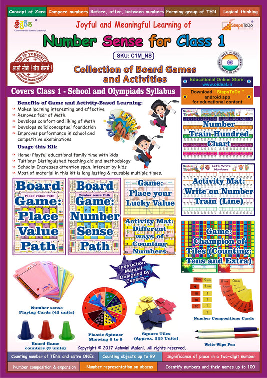 Class 1 Number Sense – Board Games & Activities
