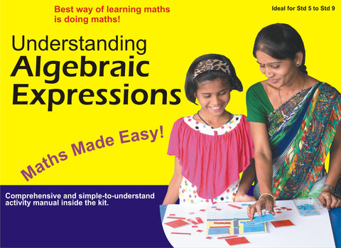 StepsToDo _ Understanding Algebraic Expression Kit Using Tiles | Math Made Easy | Mathematics Concept Kit (A71)